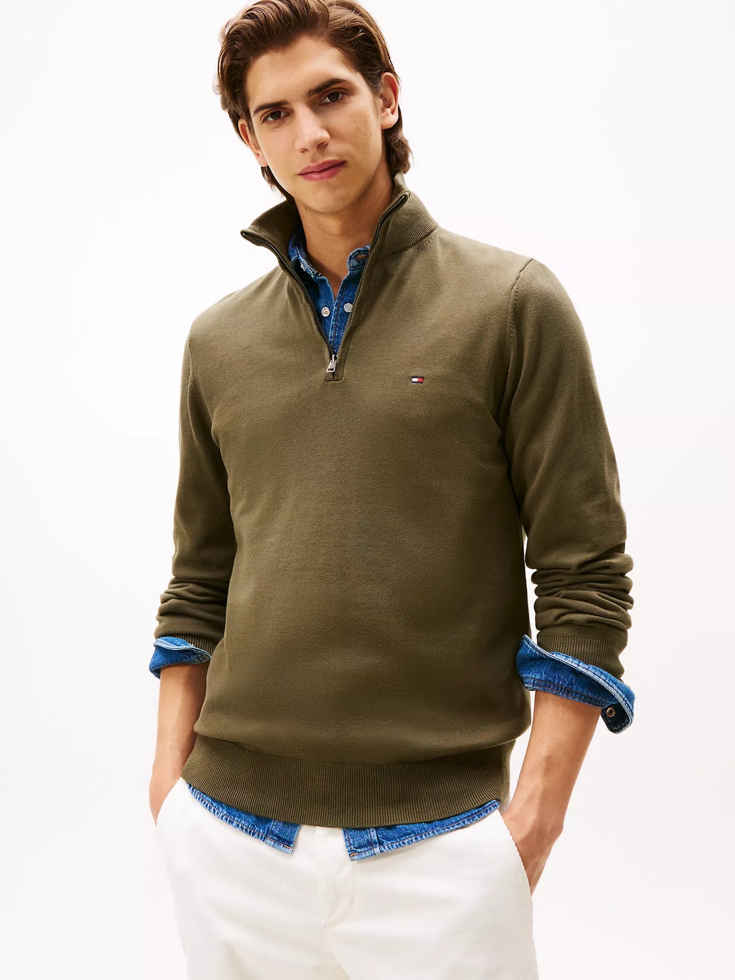 Classic Quarter-Zip Sweater