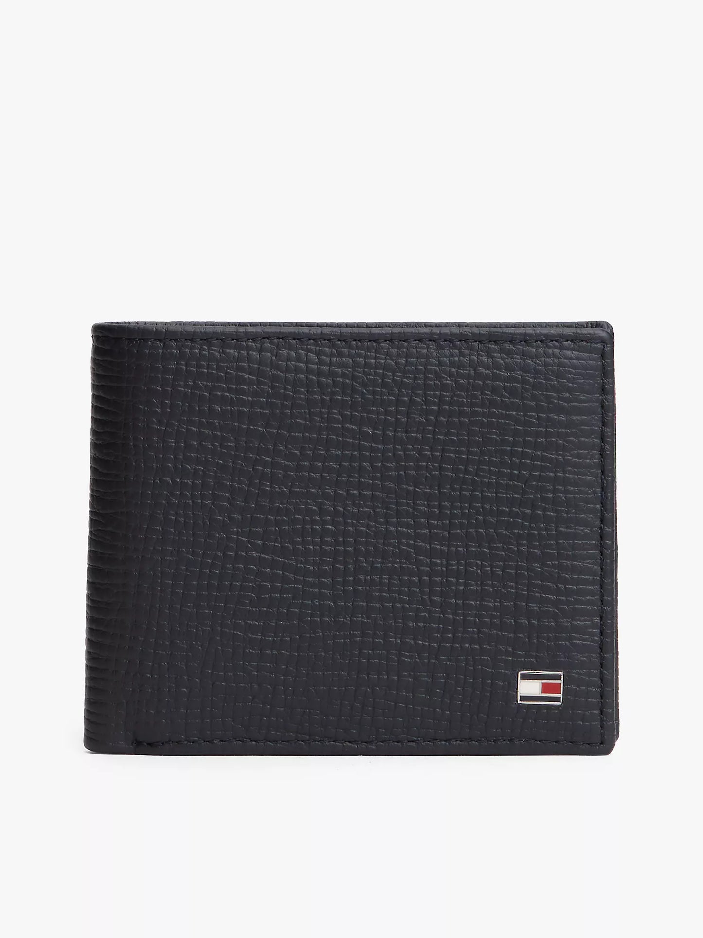 Pebbled Leather Bifold Card Wallet