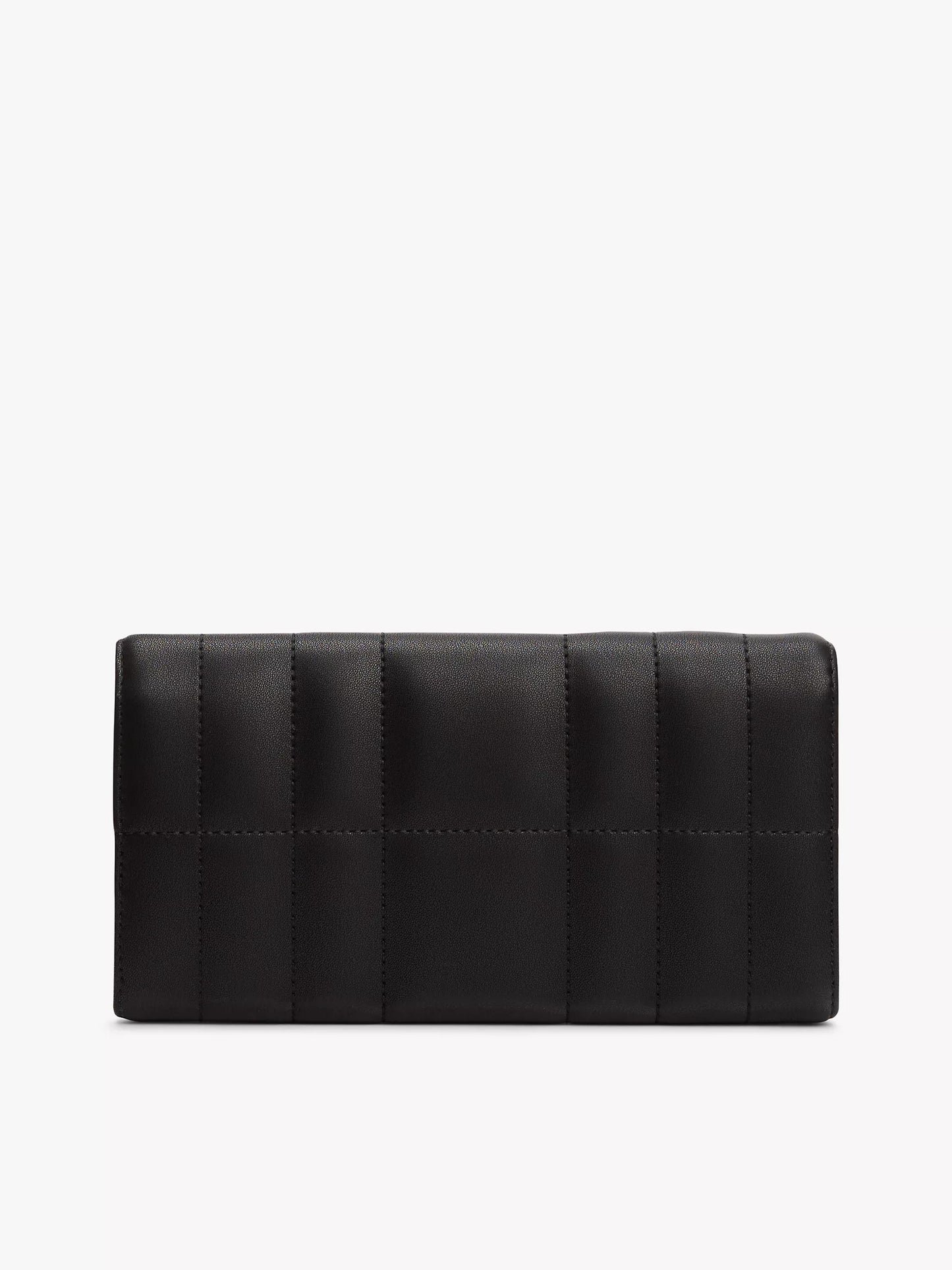 Quilted Snap-Closure Large Wallet