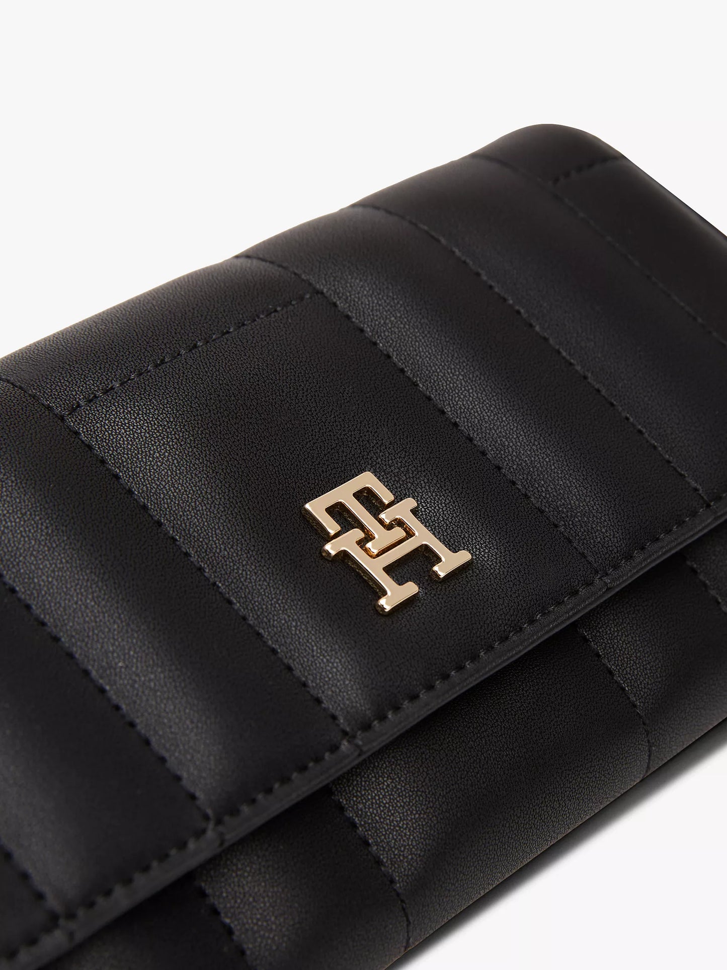 Quilted Snap-Closure Large Wallet