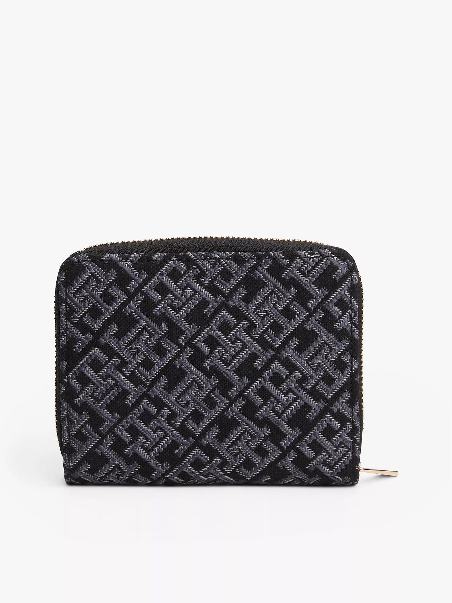 Jacquard Monogram Medium Zip Wallet