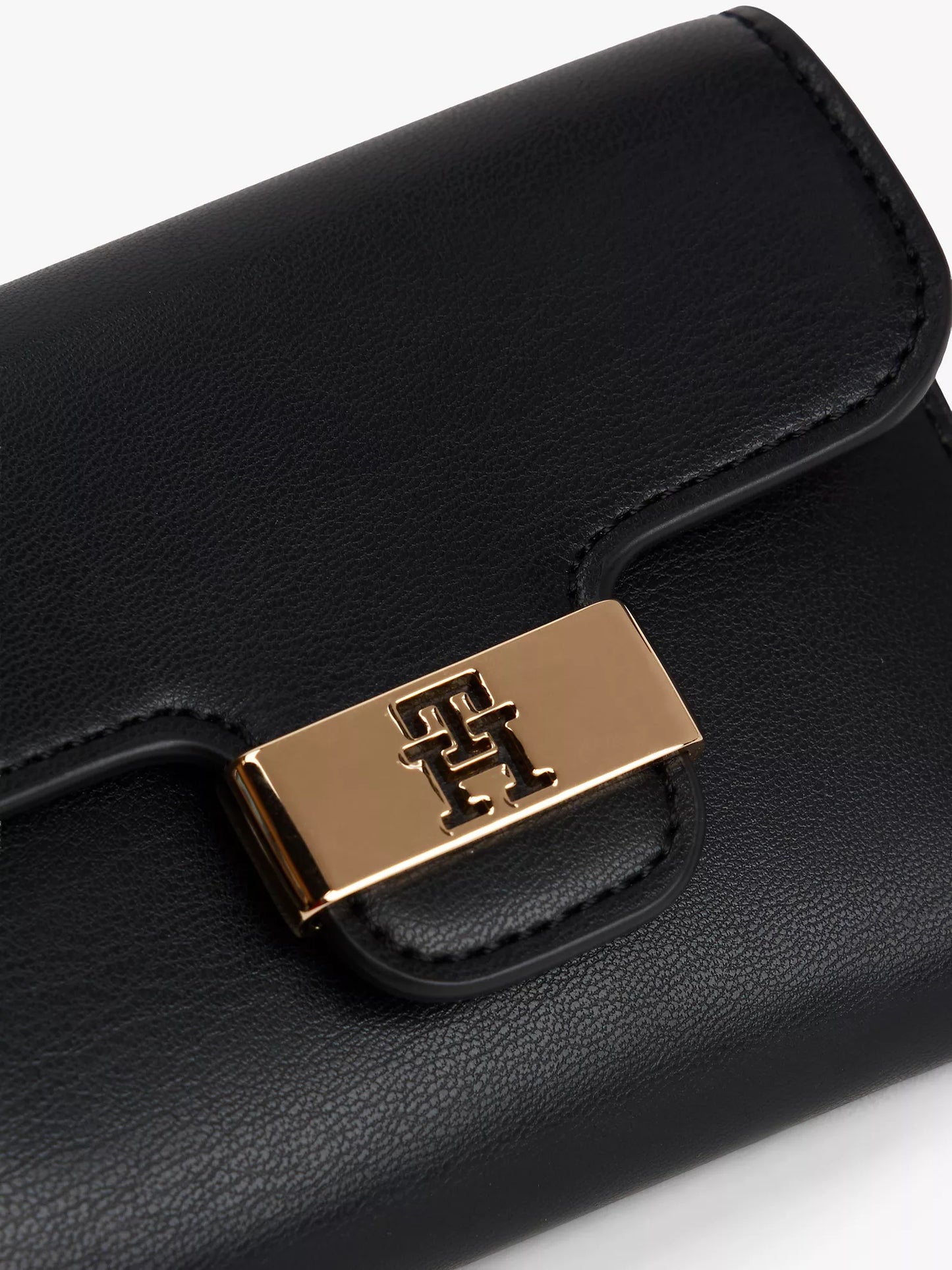 Monogram Clasp Smooth Trifold Wallet
