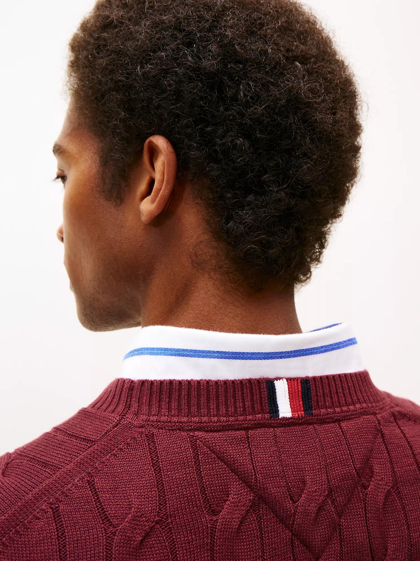 Cable Knit Crewneck Sweater