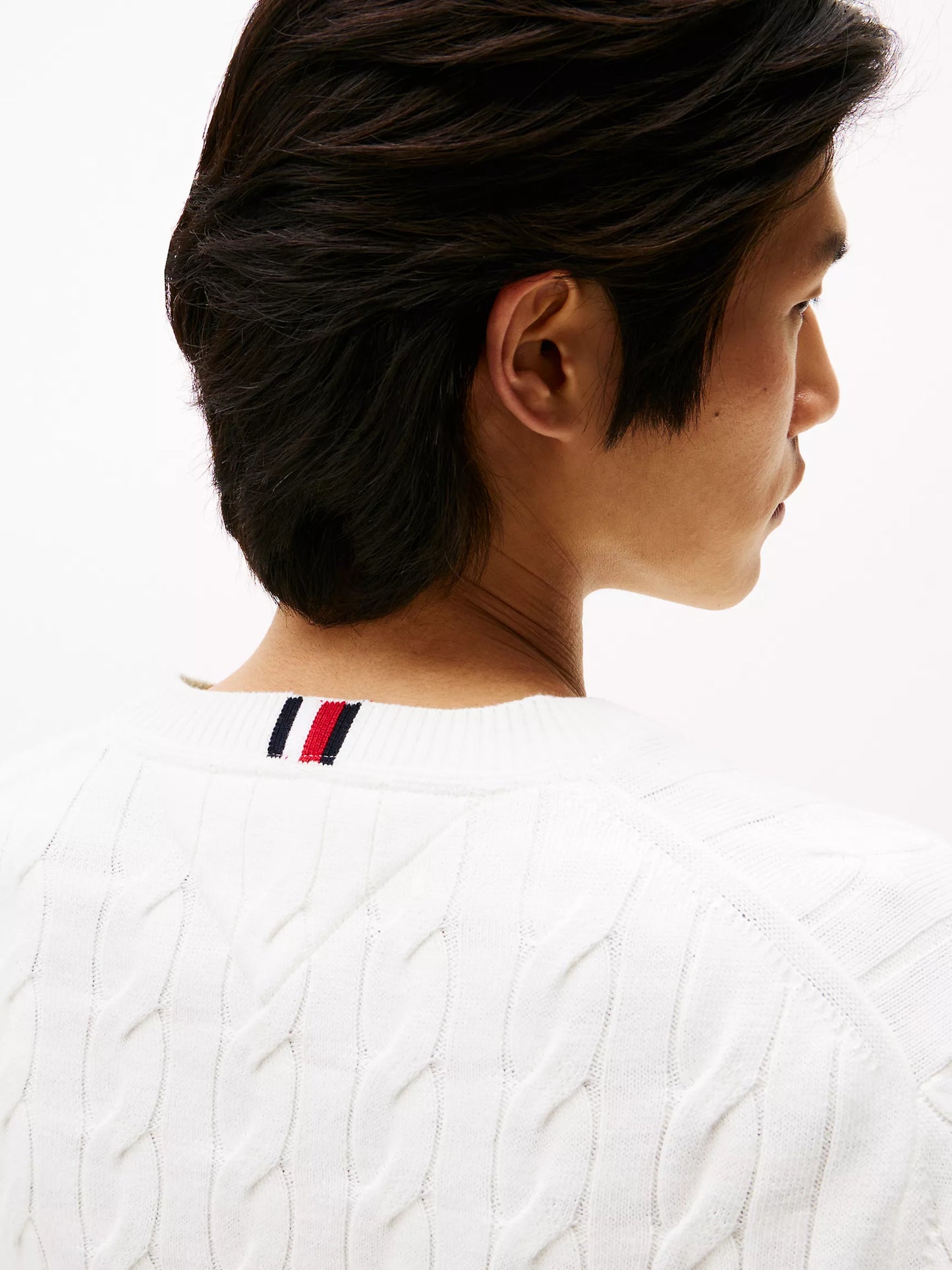 Cable Knit Crewneck Sweater