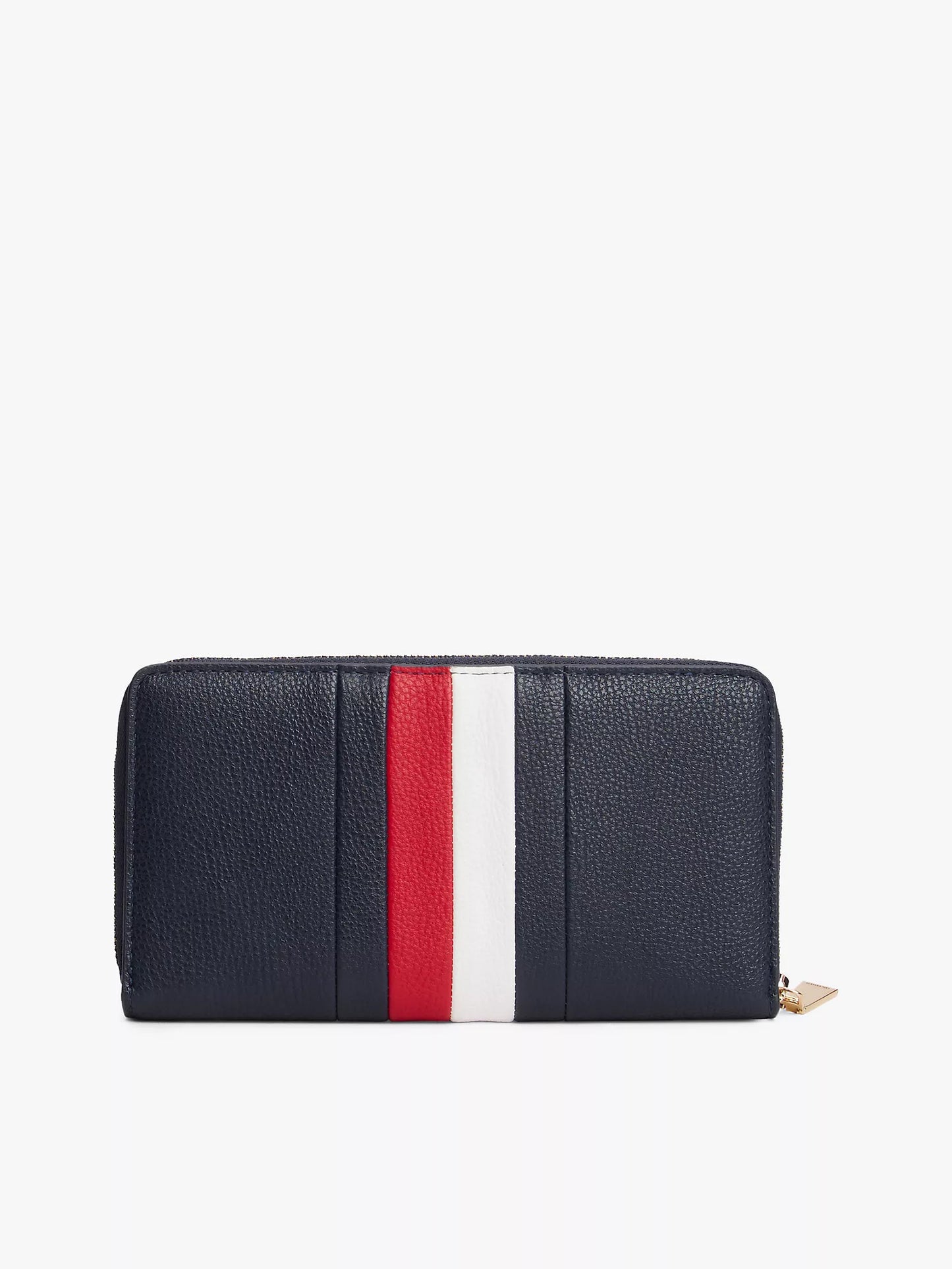 Signature Stripe Zip Wallet