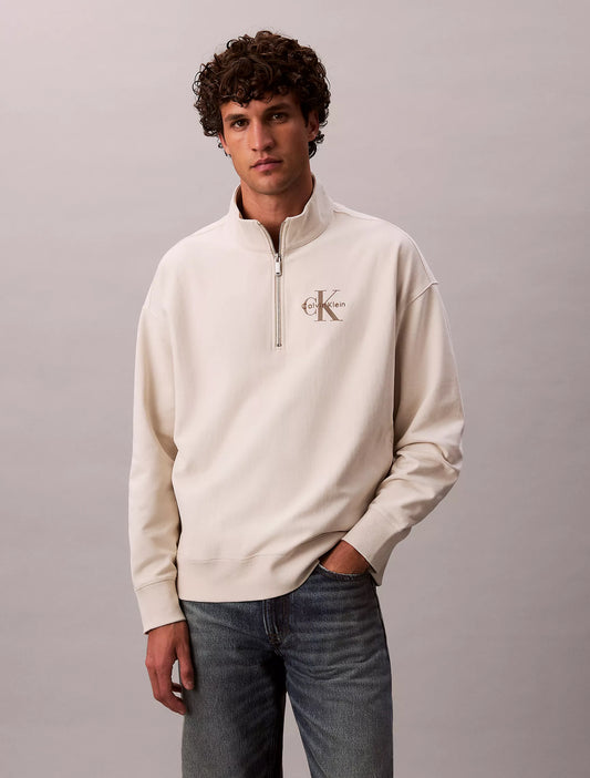Monologo Premium Terry Quarter Zip Sweatshirt