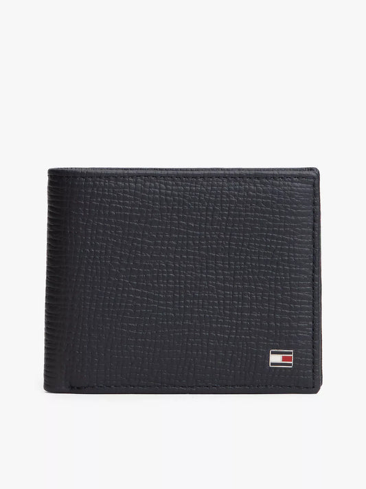 Pebbled Leather Bifold Card Wallet