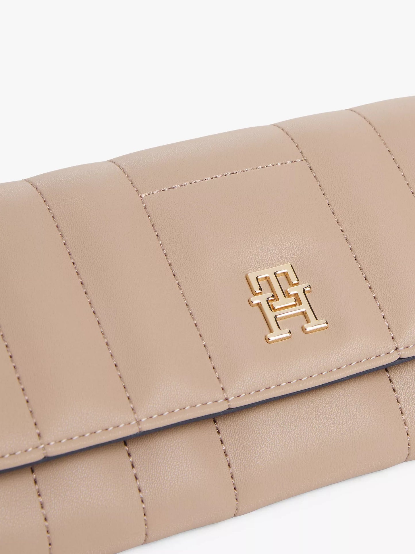 Quilted Snap-Closure Large Wallet