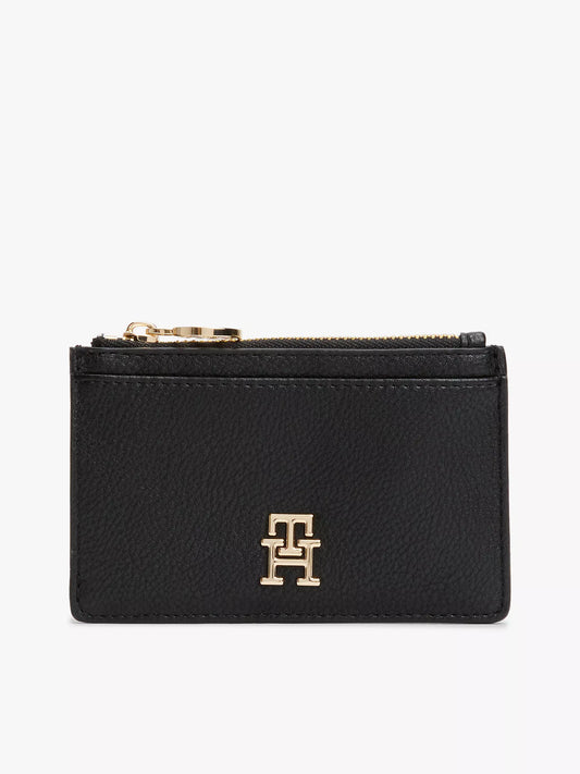 Monogram Zip Card Holder with Key Leash