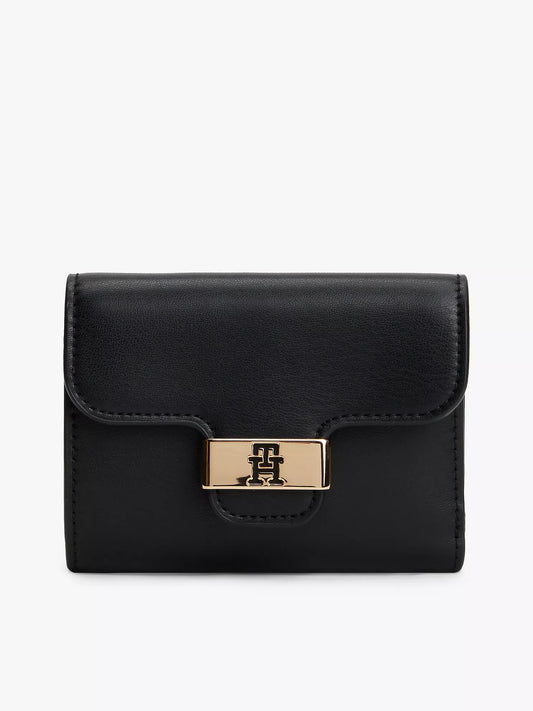 Monogram Clasp Smooth Trifold Wallet